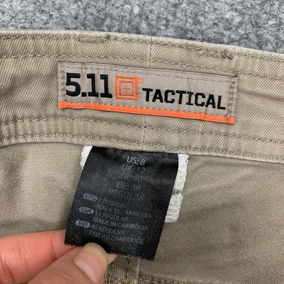 5.11 Tactical Pant Womens 8 Stone Regular Ascent Ripstop Cargo Pockets Gusseted - Picture 4 of 10